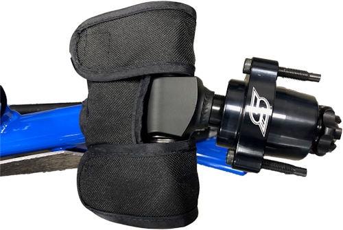 PM-19Cover Snoop Guards installed on kart caster L-blocks
