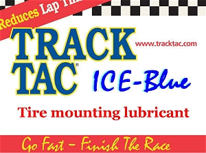 Track-Tac Ice Blue Tire Mounting Lubricant quart bottle label