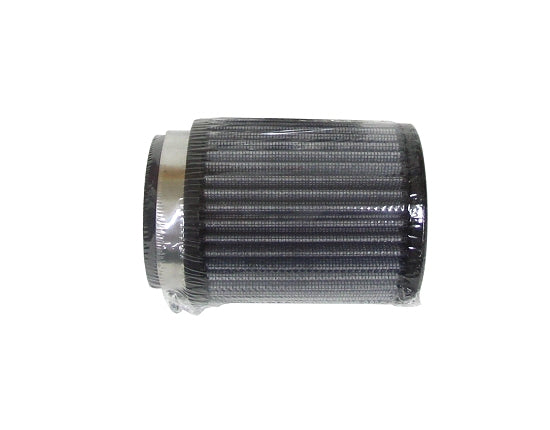 Straight black fabric air filter 3.50 x 4 inches for kart intake