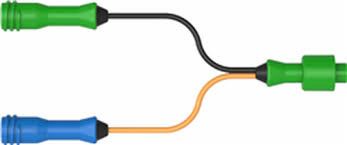 Alfano T2 patch cable with NTC and K-Type connectors