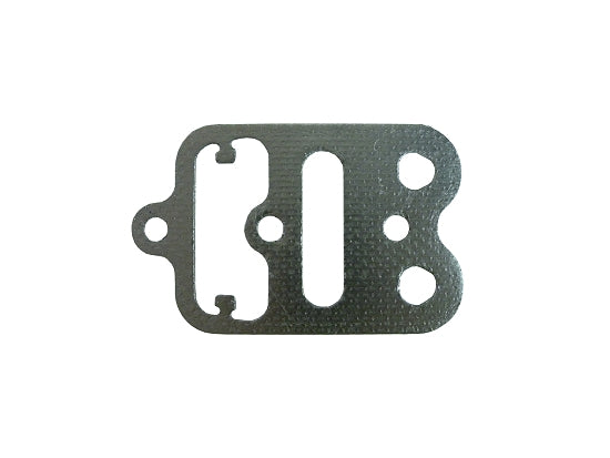 Layered gasket for cylinder head plate sealing
