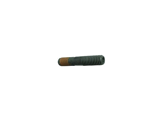 Threaded exhaust stud for Briggs kart engine exhaust system