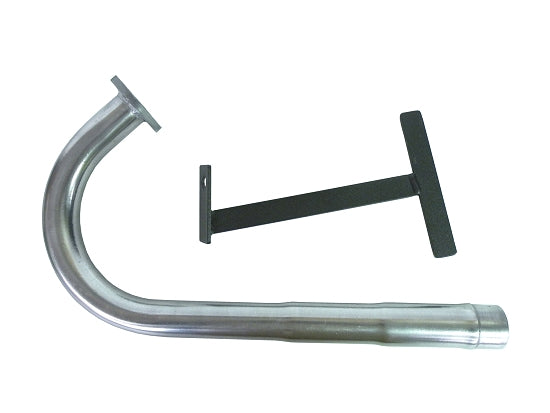 Red ceramic coated Animal exhaust pipe for karts