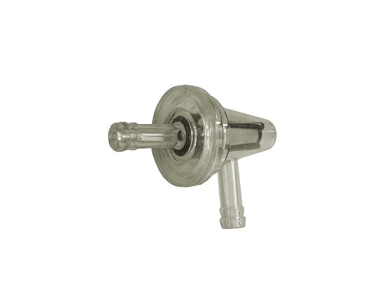 Small 90-degree clear fuel filter for kart racing