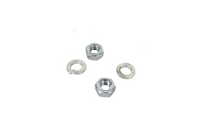 Pair of exhaust nuts with washers for clone