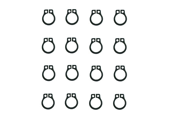 16-piece kit of Hilliard Inferno Clutch Weight Snap Rings