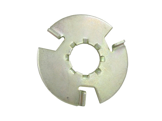 Close-up view of Max-Torque Clutch Backing Plate showing durable metal construction