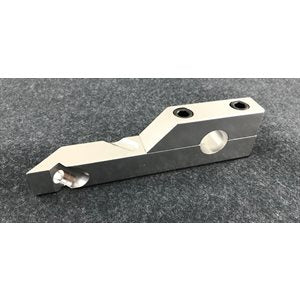 Side bar gauge mount clamped on 3/4 inch kart tubing