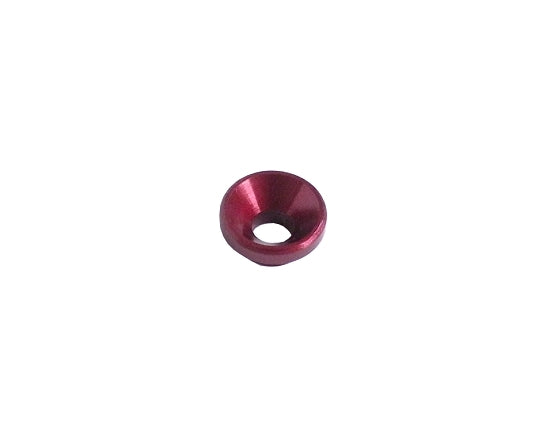 Red anodized Viper Clutch Spring Retainer component