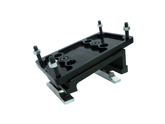 PM-034-5 5-degree billet engine mount fitted to American kart frame