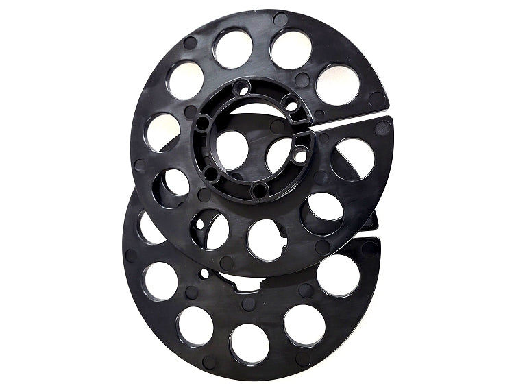 Plastic 6.75 inch mini gear guards mounted on kart hub