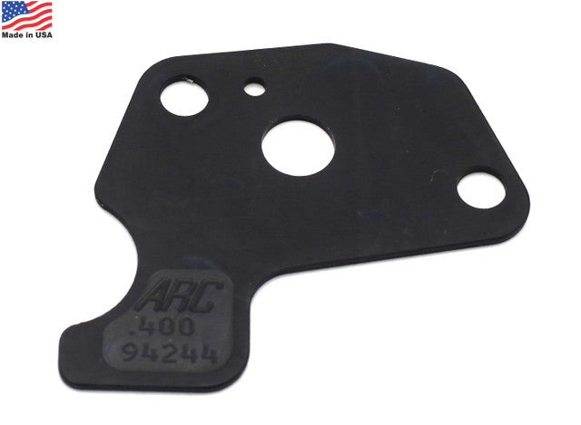 Black .400 Clone Engine Restrictor Plate installed view