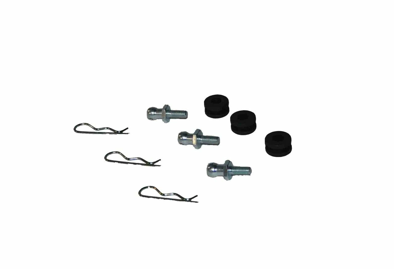 KG panel hardware kit with grommets, studs, and cotters for Nassau attachments