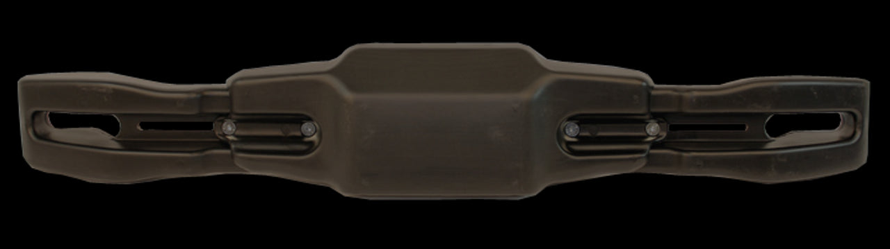 Black KG TRIS three-piece rear bumper kit for junior karts