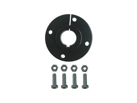 Black 1 1/4 inch billet brake hub with bolt kit