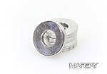 Silver ride height spacer for Ignite kart suspension