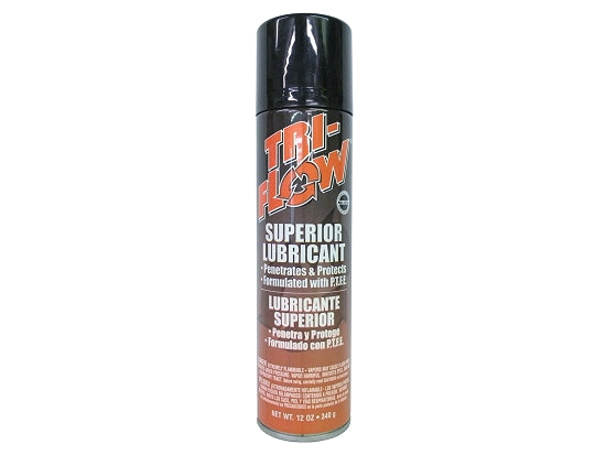 12oz aerosol can of Tri-Flow superior lubricant for kart parts