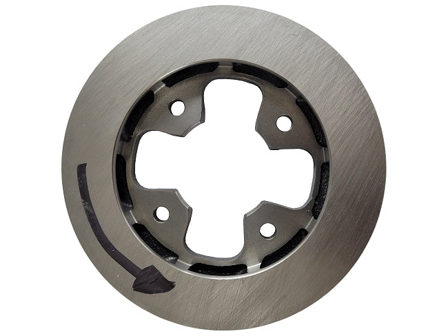 Vented 6.0-inch MCP brake rotor for four-bolt kart hub