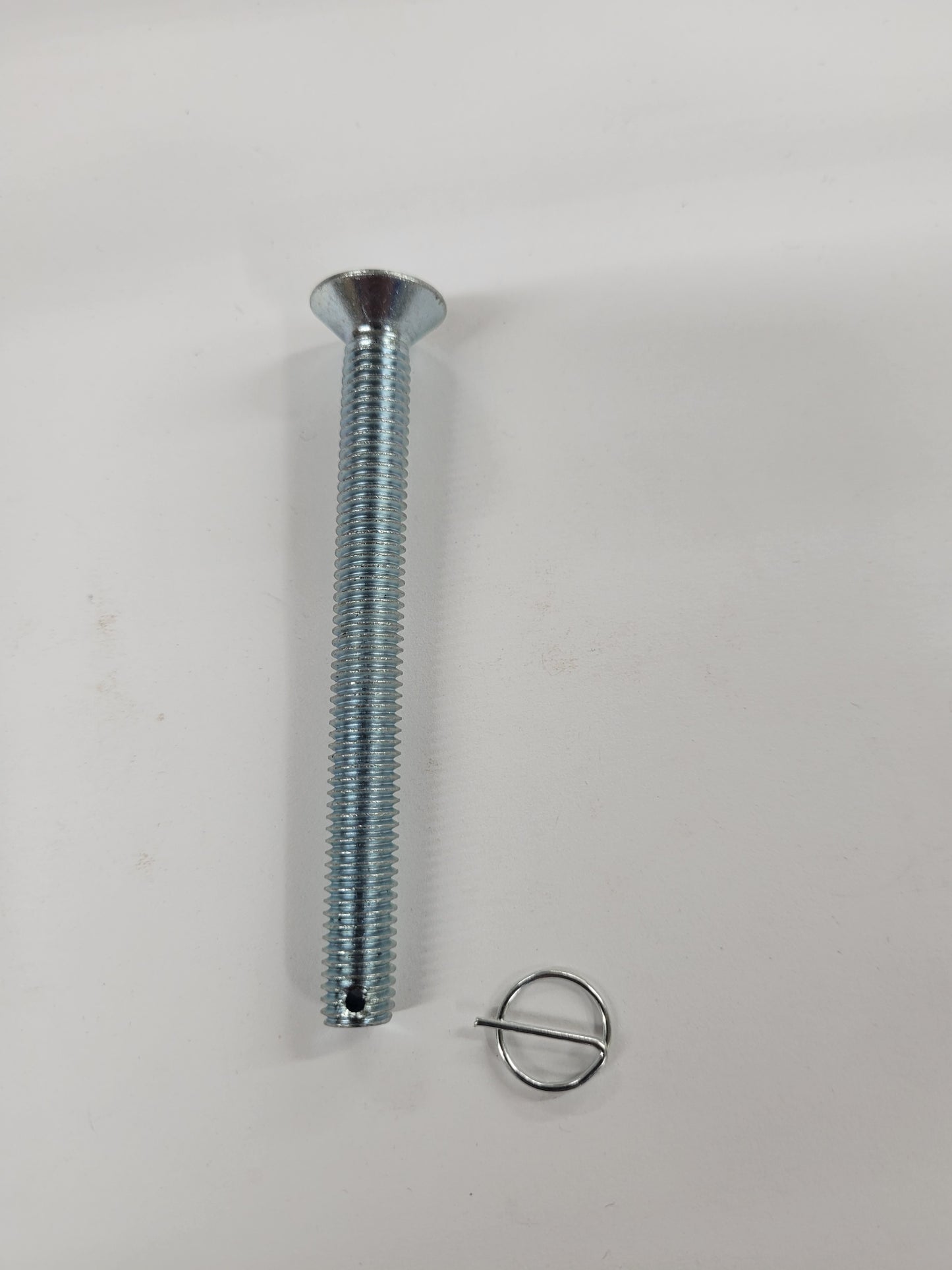 80mm drilled shank flat head cap screw with safety pin