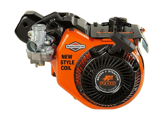 Briggs LO206 engine where idle speed is set on the stand with CHT up