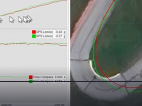 rs3 guide to comparing two laps inside of race studio 3 for lo206 racing