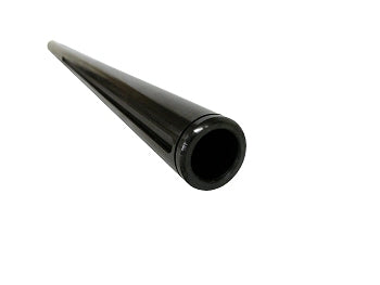 38-inch black .250 wall steel kart racing axle