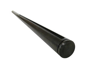 Black thin wall steel axle 38 inches long for kart racing