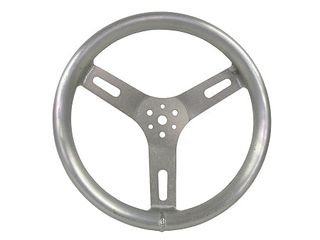 Unfinished 12-inch aluminum kart steering wheel