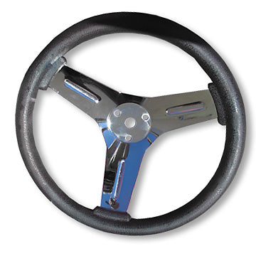 Azusa 12-inch neoprene covered competition steering wheel