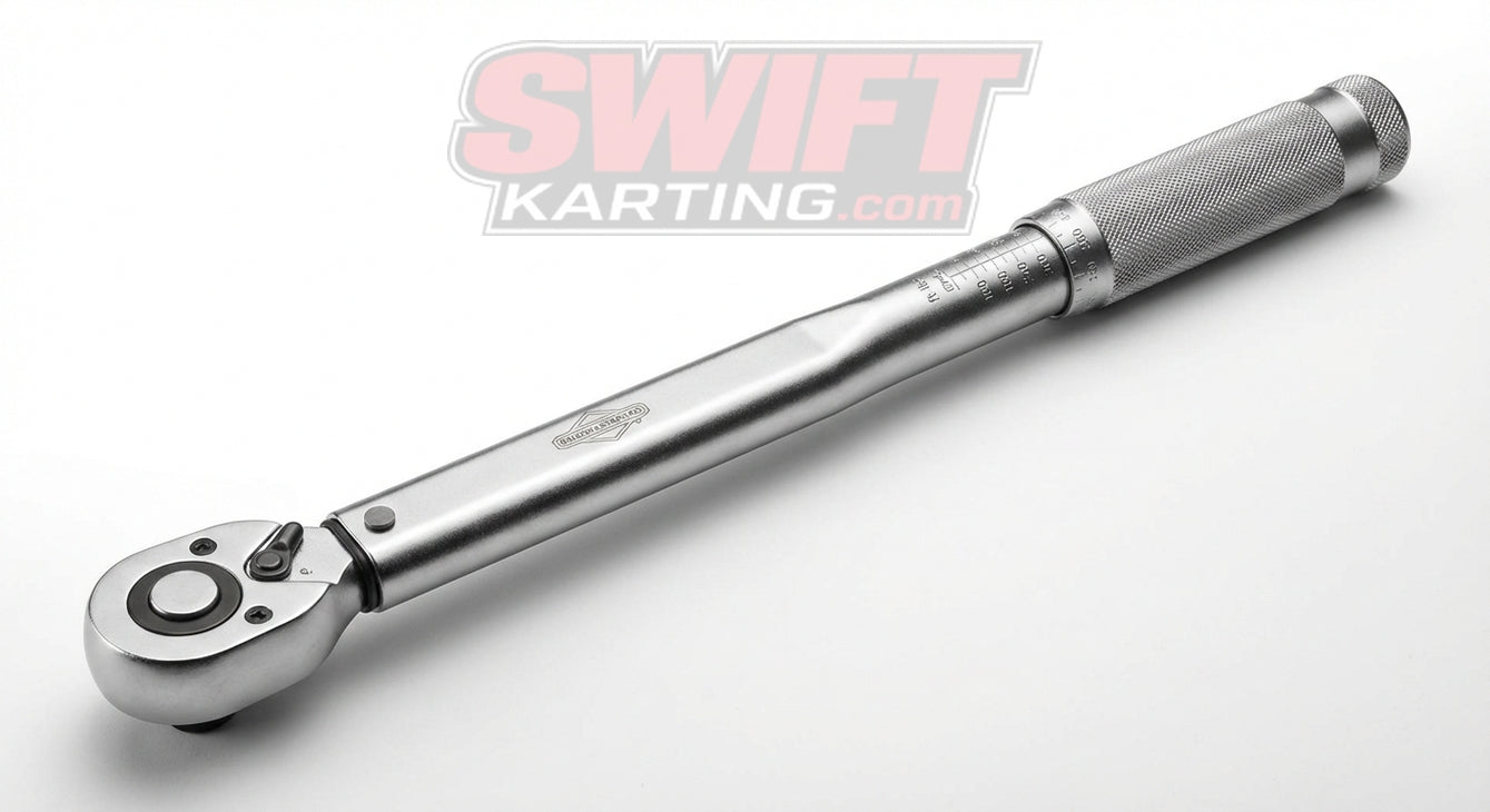 Heavy-Duty 300 lbs Torque Wrench for Kart Engine Bolting by Briggs & Stratton - karting parts