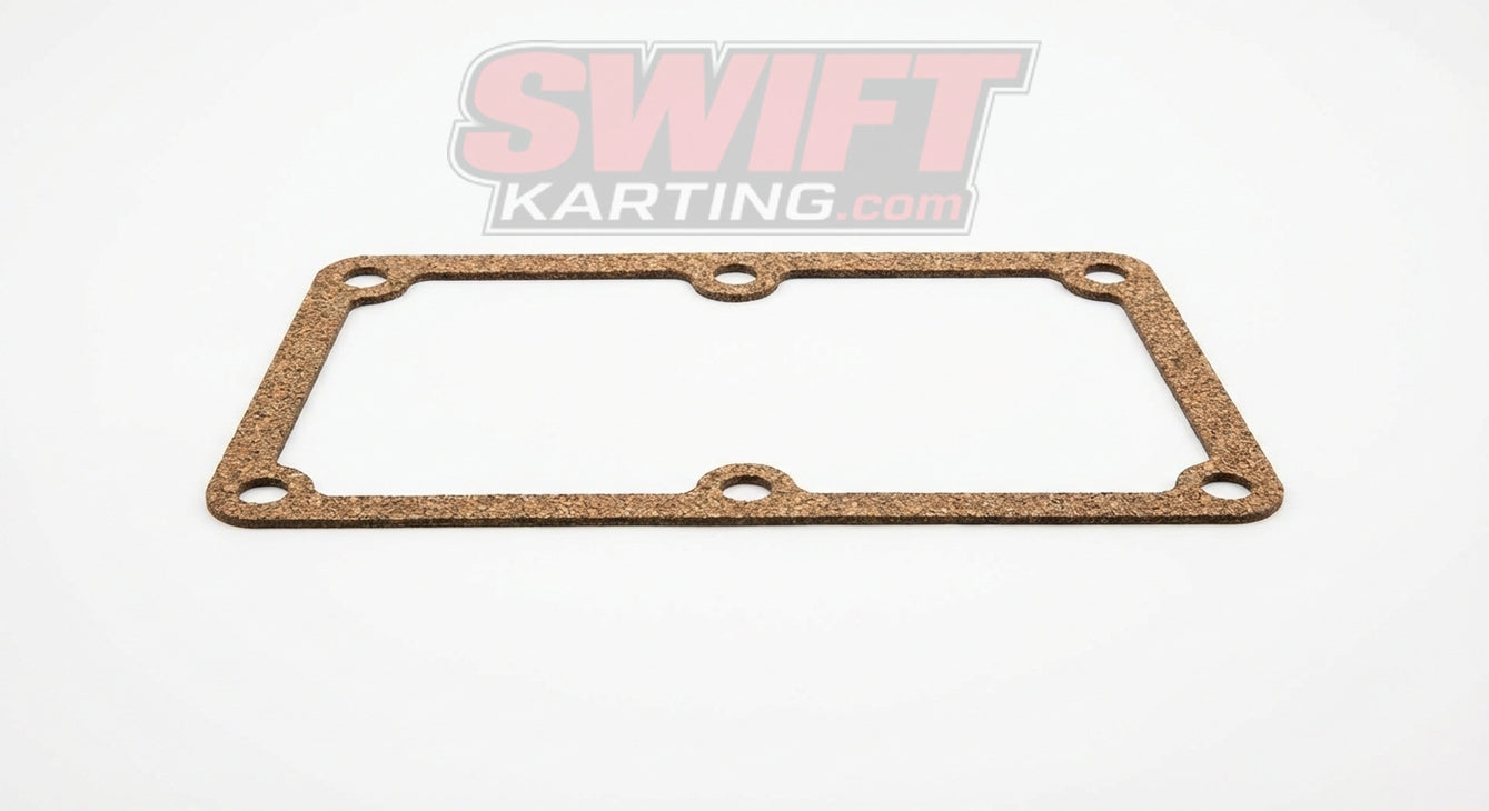 Ducar 212cc Hemi Valve Cover Gasket, trapezoid profile, cork-composite material.