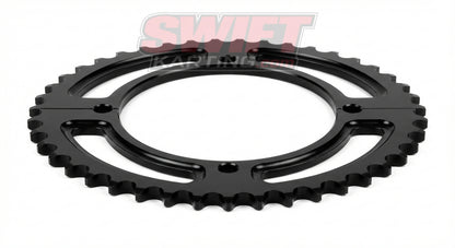 RLV Black Diamond Split Sprocket #219 (78T-85T) - Premium Two-Piece Kart Racing Drive Component by RLV - karting parts