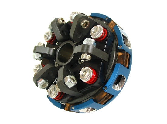 Buller Bully 2-disc 4-spring clutch assembly for adult stock karts, blue springs 4000RPM model