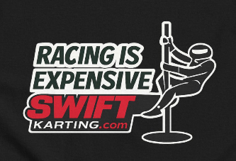 Racing Is Expensive Driver Pole T-Shirt | SwiftKarting.com