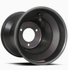 DWT DW500X6BFWB 500x6 black kart wheel with 3.0 inch inner bell for FWB hubs
