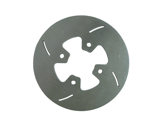 MCP 8.25-inch slotted brake rotor with four-bolt mounting pattern for go-karts