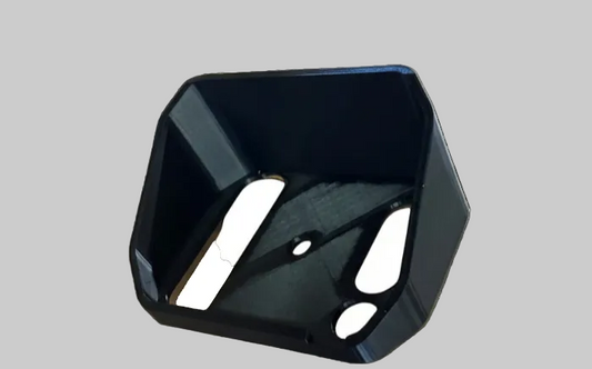 MyChron 5S installed in 3D printed PETG protective case with sun visor