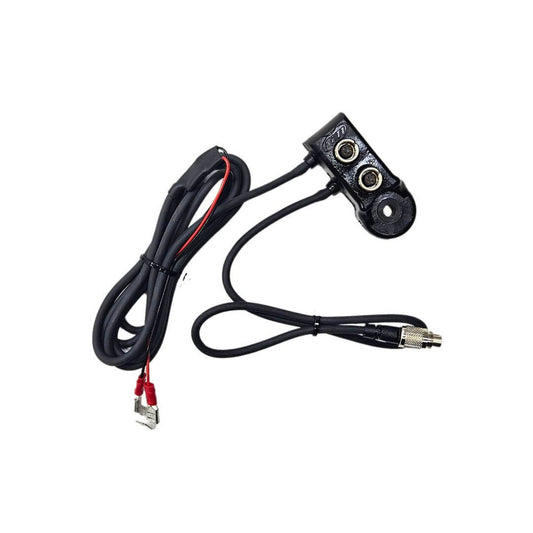 MyChron 2-Port Data Hub AIM OEM X08HB2GKO with ports and wiring for kart data acquisition