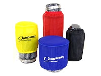 Black Outerwears nylon pre-filter on Briggs 555729 air filter for karting