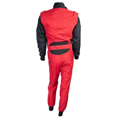 ZK-40 Adult Kart Race Suit Black/Blue/Red