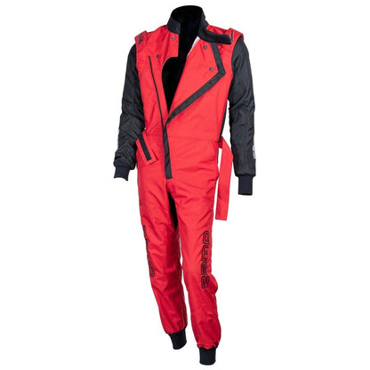 ZK-40 Adult Kart Race Suit Black/Blue/Red