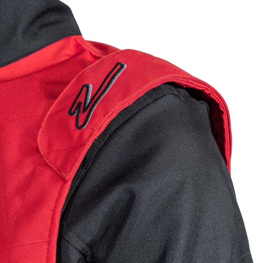 ZK-40 Adult Kart Race Suit Black/Blue/Red