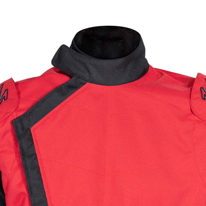ZK-40 Adult Kart Race Suit Black/Blue/Red