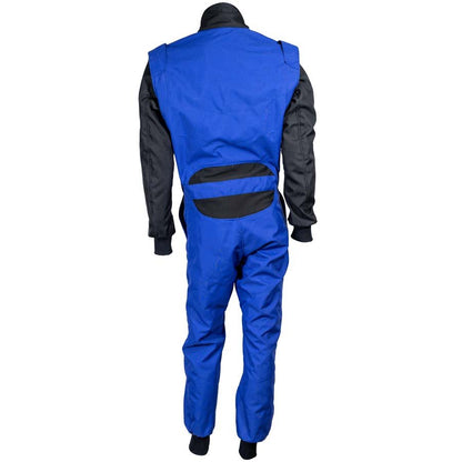 ZK-40 Adult Kart Race Suit Black/Blue/Red