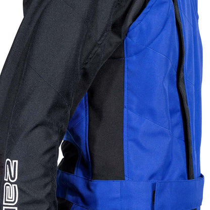 ZK-40 Youth Kart Racing Suit Black/Blue/Red