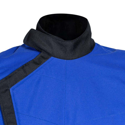 ZK-40 Youth Kart Racing Suit Black/Blue/Red