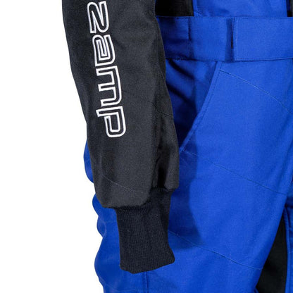 ZK-40 Adult Kart Race Suit Black/Blue/Red