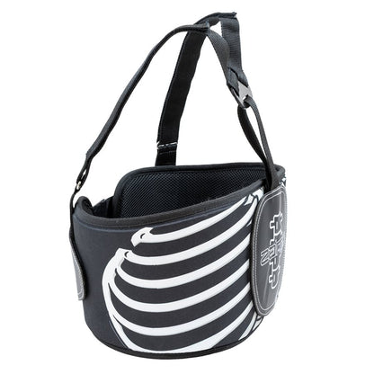 Kart Rib Protector with Adjustable Shoulder Harness Black or Bones Graphics