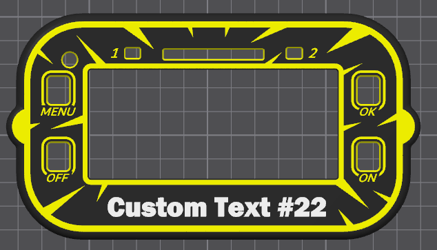 AiM MyChron 6 Protective Case - Stylish Crash Protection + Custom Name Design