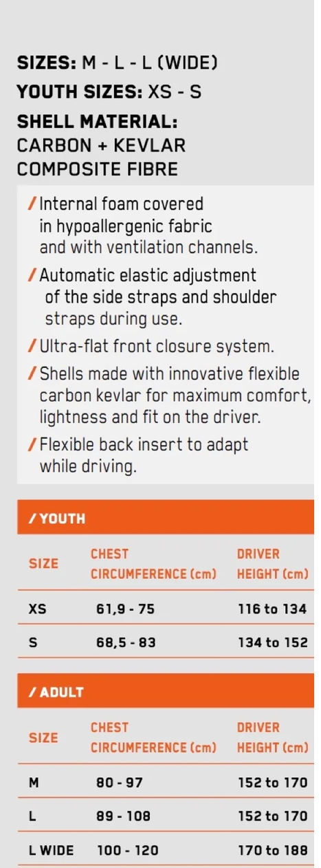 Sparco PRO-Carbon 8870 Rib Protection Vest